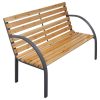 Garden Bench 112 cm Solid Wood Fir