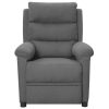 Reclining Chair Light Grey Fabric