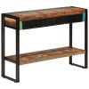 Console Table 110x30x76 cm Solid Wood Reclaimed