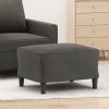 Footstool Dark Grey 60x50x41 cm Velvet