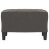 Footstool Dark Grey 60x50x41 cm Velvet