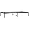 Metal Bed Frame Black 92×187 cm Single