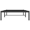 Metal Bed Frame Black 92×187 cm Single