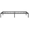 Metal Bed Frame Black 92×187 cm Single