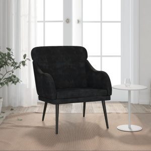 Armchair Black 63x76x80 cm Velvet