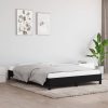 Bed Frame Black 107×203 cm King Single Size Fabric