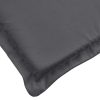 Sun Lounger Cushion Anthracite 180x60x3 cm Oxford Fabric