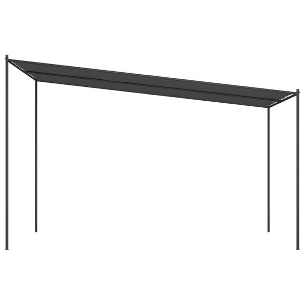 Gazebo Anthracite 4×4 m 180 g/m² Fabric and Steel