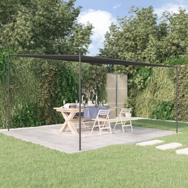 Gazebo 4×4 m 180 g/m² Fabric and Steel