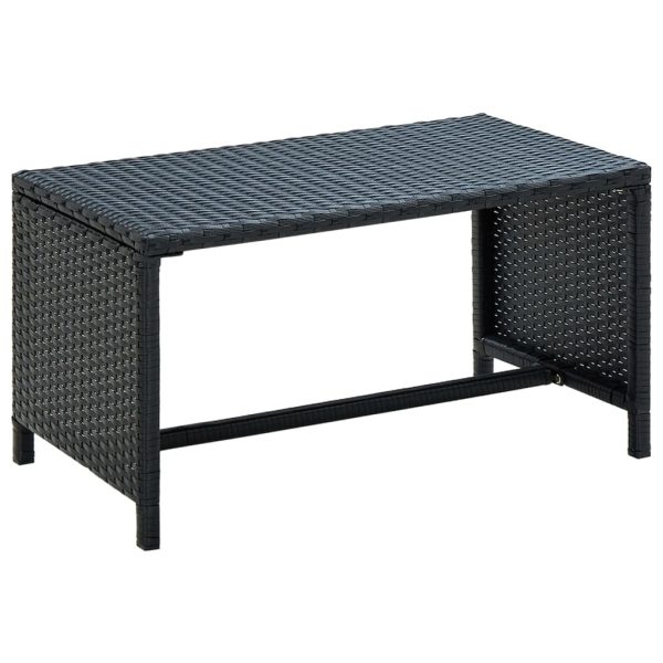 Coffee Table 70x40x38 cm Poly Rattan