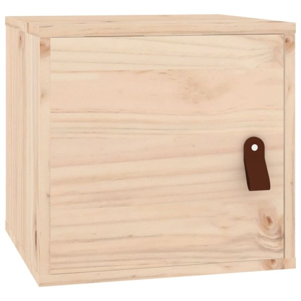 Waipahu Wall Cabinets 2 pcs 31.5x30x30 cm Solid Wood Pine