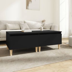 Wadsworth Side Tables 2 pcs Black 50x46x35 cm Engineered Wood