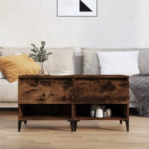 Darlaston Side Tables 2 pcs Smoked Oak 50x46x50 cm Engineered Wood