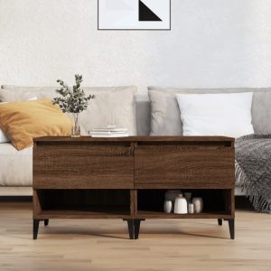 Darlaston Side Tables 2 pcs Brown Oak 50x46x50 cm Engineered Wood