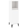 Bathroom Cabinet White 30x30x100 cm Engineered Wood