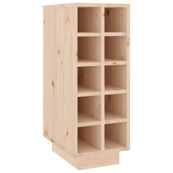 Wine Cabinet 23x34x61 cm Solid Wood Pine