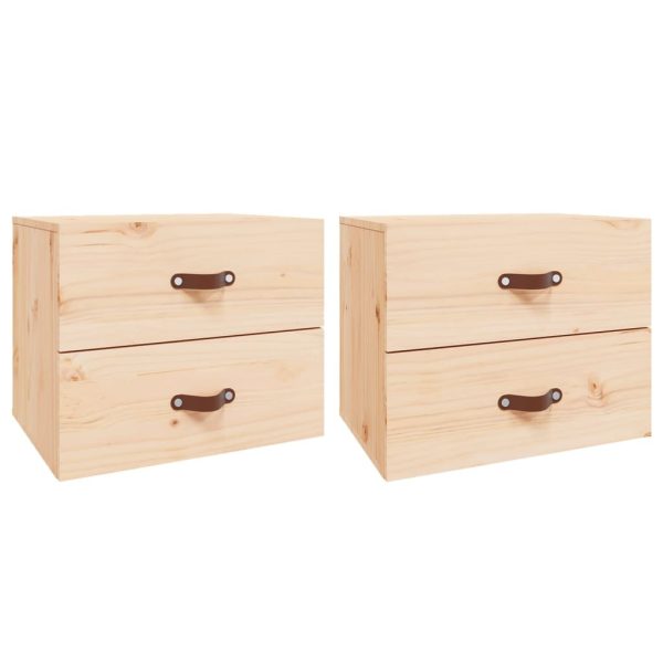 Hereford Wall-mounted Bedside Cabinets 2 pcs 50x36x40 cm