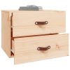 Hereford Wall-mounted Bedside Cabinets 2 pcs 50x36x40 cm