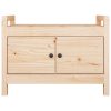 Hall Bench 80x40x60 cm Solid Wood Pine