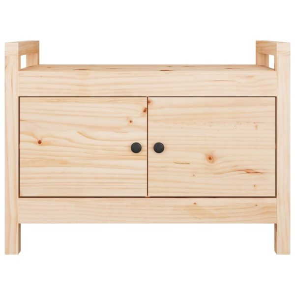 Hall Bench 80x40x60 cm Solid Wood Pine