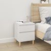 Amherst Bedside Cabinet White 40x35x50 cm