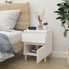 Amherst Bedside Cabinet White 40x35x50 cm