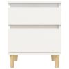 Amherst Bedside Cabinet White 40x35x50 cm