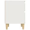 Amherst Bedside Cabinet White 40x35x50 cm