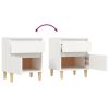 Amherst Bedside Cabinet White 40x35x50 cm