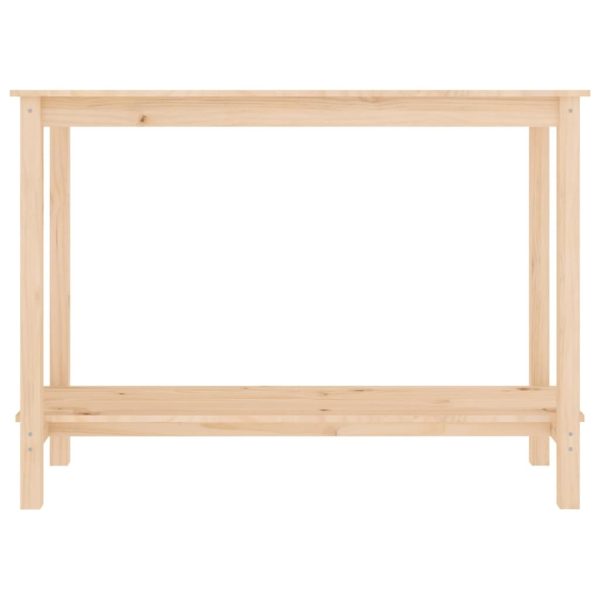 Console Table 110x40x80 cm Solid Wood Pine