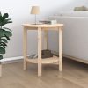 Coffee Table Ø 55×60 cm Solid Wood Pine