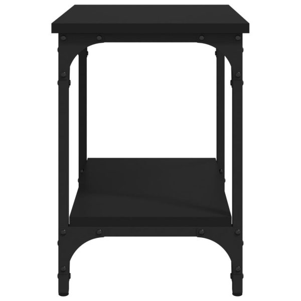 Albert Side Table Black 40x30x42 cm Engineered Wood