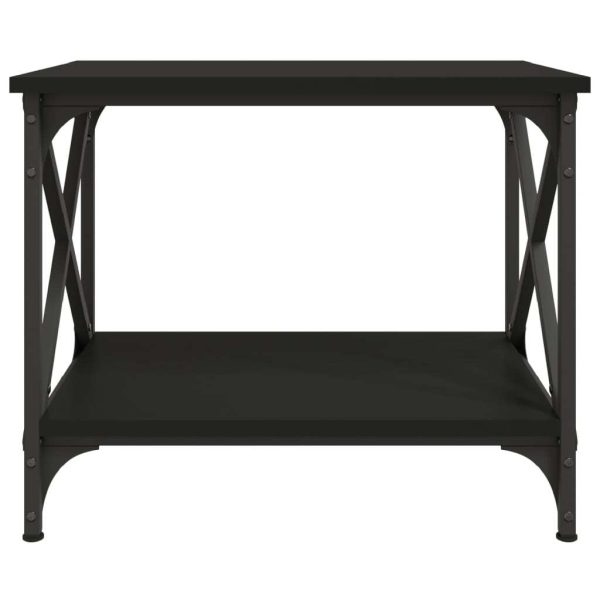 Holbrook Side Table Black 55x38x45 cm Engineered Wood