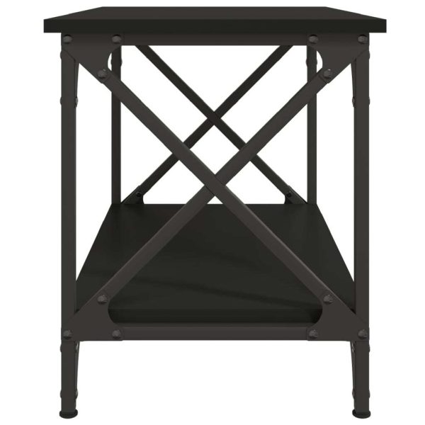 Holbrook Side Table Black 55x38x45 cm Engineered Wood