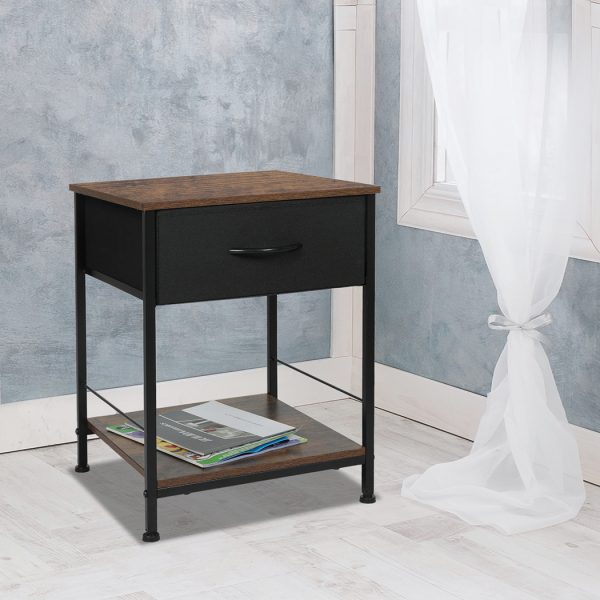 Urbana Bedside Tables Side Table End Sofa Storage Cabinet Shelf Chest of Drawer