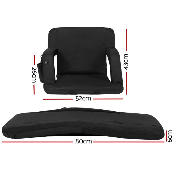 Lounge Sofa Bed With Armrest Heated Floor Recliner Futon Couch Folding Chair Cushion