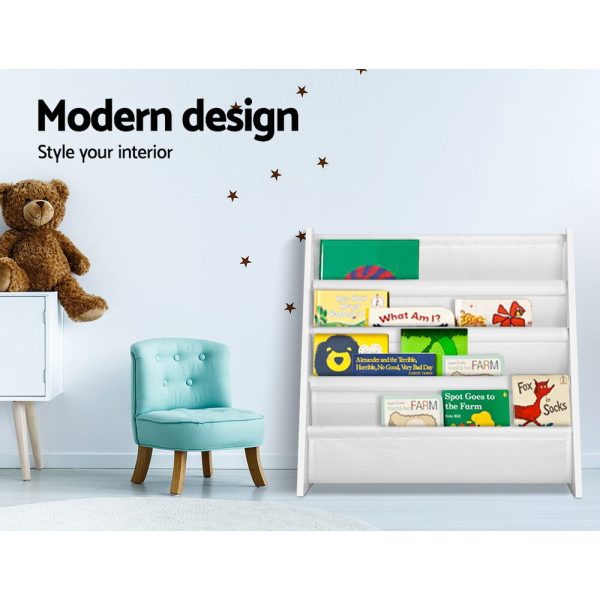 Kids Bookshelf Shelf Children Bookcase Magazine Rack Organiser Display