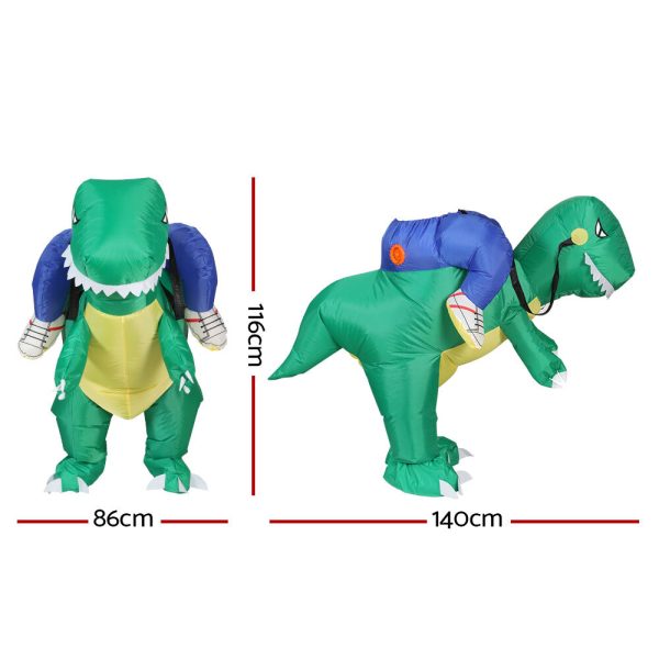 Inflatable Costume Suit Dinosaur Adult Fancy Dress Blow up Halloween Party