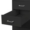 8 Drawer Office Cabinet Drawers Storage Cabinets Steel Rack Home Black