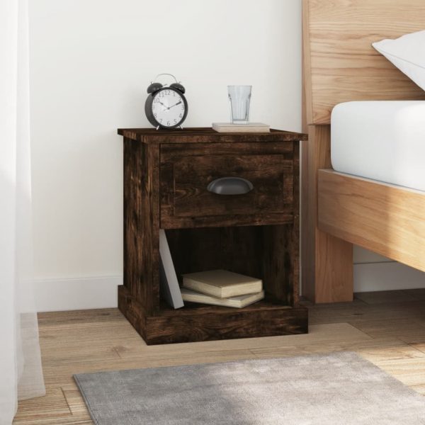 Bedside Cabinet White 39x39x47.5 cm Engineered Wood