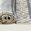 Boho Style Hand Loomed Recycle Cotton Wool Woven Design Rug 150 x 200 cm