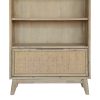 Grevillea Bookshelf Bookcase 4 Tier Drawers Solid Acacia Timber Wood – Brown