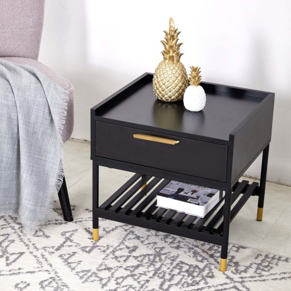 Dracut ALCONA Night Stand In Matte Black