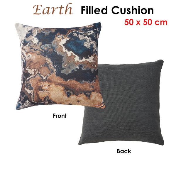 Accessorize Earth Filled Cushion 50 x 50 cm
