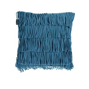 Bedding House Flapper Applique Filled Square Cushion – Blue