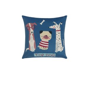Happy Kids Puppy Club Filled Square Cushion