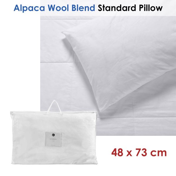 Accessorize Alpaca Wool Blend Standard Pillow 48 x 73cm