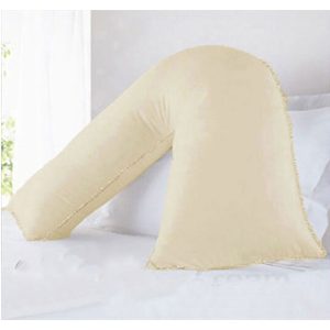 Pure Cotton 250TC Tri Pillowcases Cream