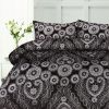 Big Sleep Batik Black Quilt Cover Set Double