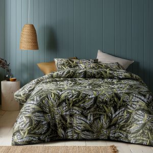 Styx Washed Cotton Printed Quilt Cover Set King